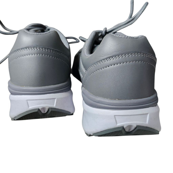 Women's Propét Leather Orthopedic Walking Shoes Sneakers Size 10 Gray - Picture 3 of 5